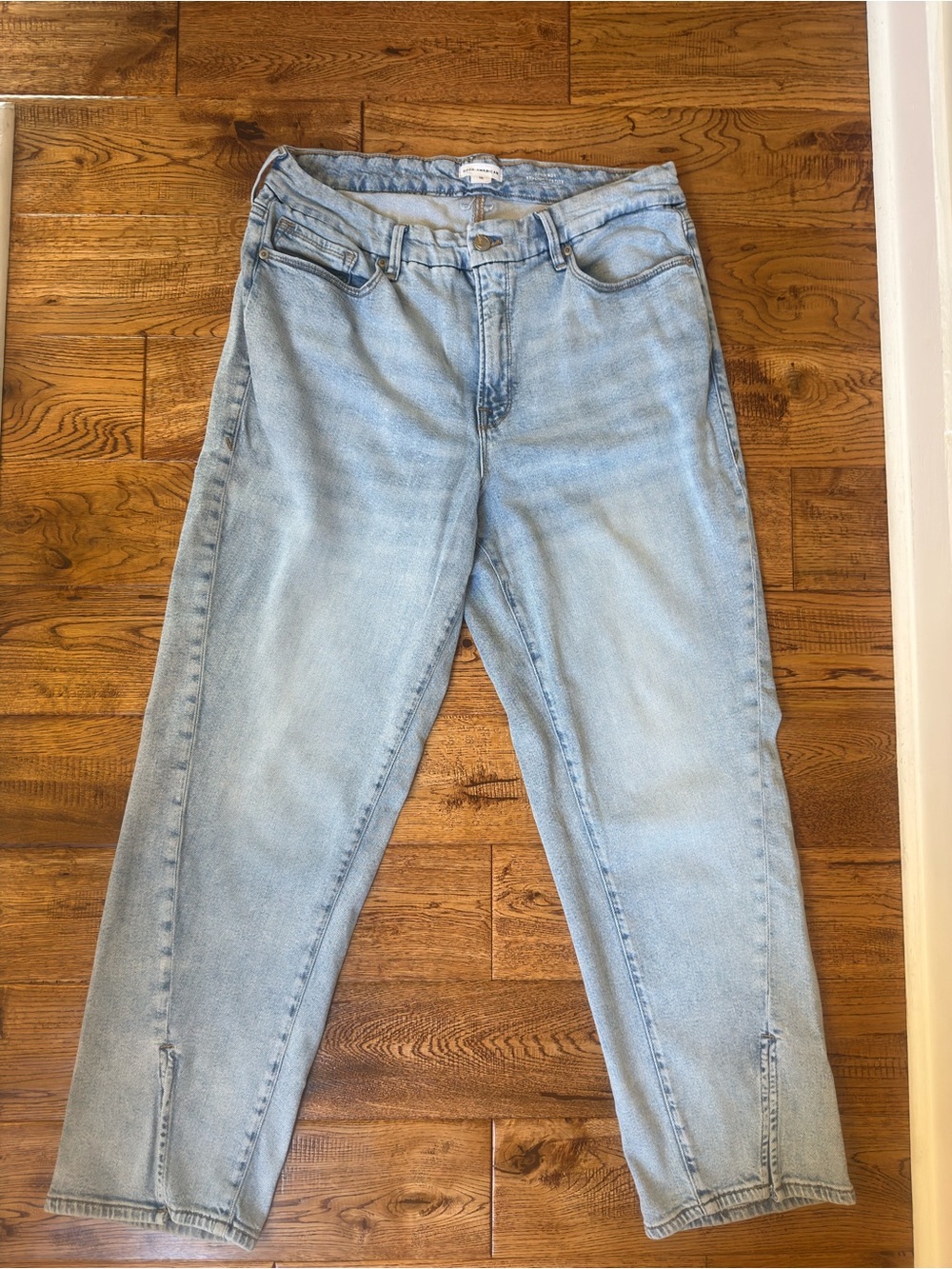 Good American Light Blue High-Rise Jeans